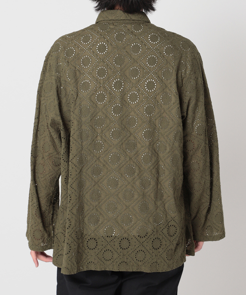 JOINT WORKS(ジョイントワークス)の「JW-EMBROIDERY レギュラーシャツ(シャツ/ブラウス・メンズ・ホワイト/ネイビー/カーキ・MEDIUM/LARGE)」の21枚目の写真