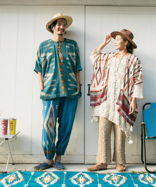 チャイハネ（チャイハネ）の「【チャイハネ】ノマディカーディガン（カーディガン/ボレロ・レディース・レッド/ベージュ/ブラック/グリーン/ブルー/ダークグリーン・FREE）」の17枚目の写真