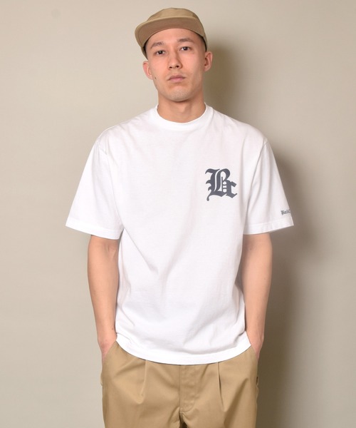 Back Channel（バックチャンネル）の「OLD-E LOGO T（Tシャツ/カットソー・メンズ・ホワイト/ブラック/ミックスグレー・SMALL/MEDIUM/LARGE/X-LARGE/XX-LARGE）」の4枚目の写真