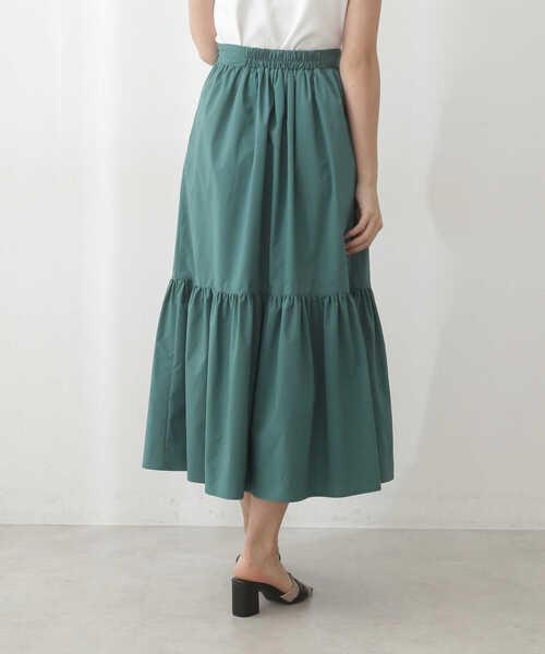 PROPORTION BODY DRESSING(プロポーションボディドレッシング)の「ティアードマキシ / 1212120903(スカート・レディース・ブラック/ホワイト/グリーン・SMALL/MEDIUM)」の5枚目の写真