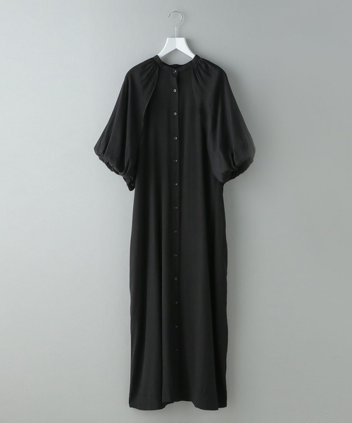 長袖 バルーン 裾 シャツ  ワンピース ドレス 46b4ab9c6c38641be39fca2e7de95f