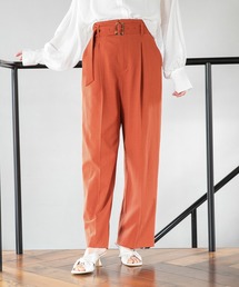mysty woman | ベルト付きワイドパンツ 285460(スラックス)
