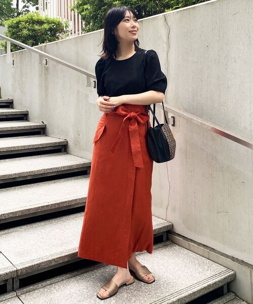 OPAQUE.CLIP（オペークドットクリップ）の「◆フラワーベースミニショルダーバッグ（ショルダーバッグ・レディース・ブラック/ダークブラウン・00）」の8枚目の写真