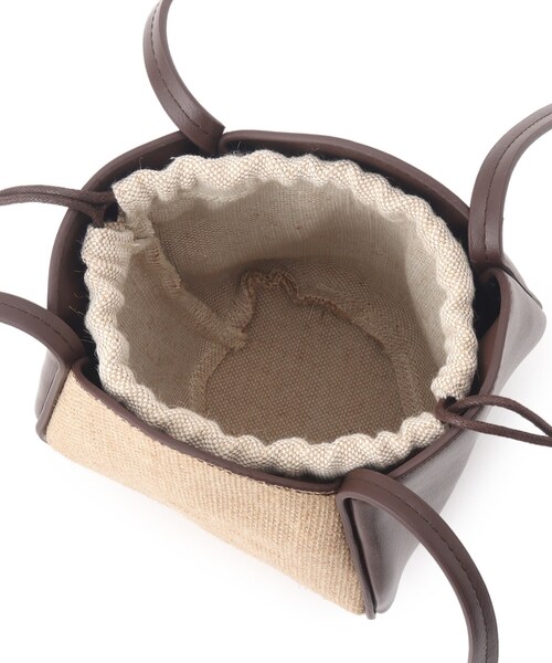 OPAQUE.CLIP（オペークドットクリップ）の「◆フラワーベースミニショルダーバッグ（ショルダーバッグ・レディース・ブラック/ダークブラウン・00）」の18枚目の写真
