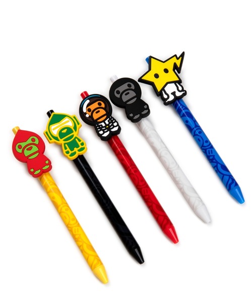 BABY MILO 　ノート　 ボールペン　アベイシングエイプ　エイプ A BATHING APE - BAPE BABY MILO PEN SET ボールペン 5本セット