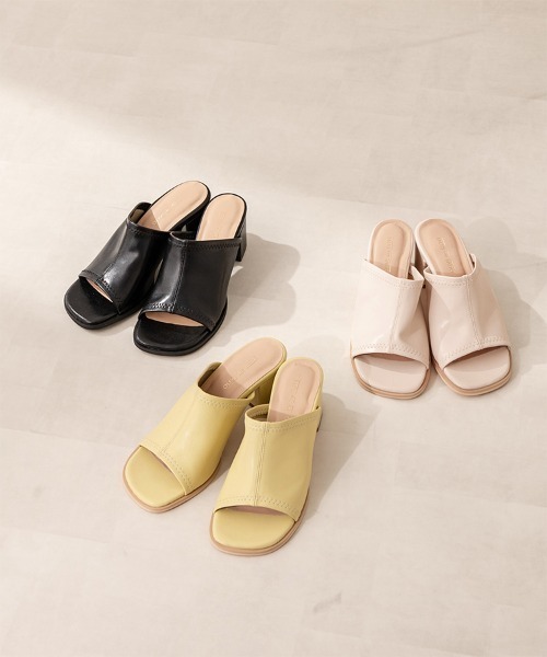 OLIVE des OLIVE(オリーブデオリーブ)の「シンプルミュール(サンダル・レディース・ブラック/オフホワイト/イエロー・SMALL/MEDIUM/LARGE)」の4枚目の写真