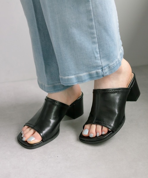 OLIVE des OLIVE(オリーブデオリーブ)の「シンプルミュール(サンダル・レディース・ブラック/オフホワイト/イエロー・SMALL/MEDIUM/LARGE)」の8枚目の写真