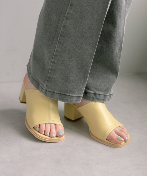 OLIVE des OLIVE(オリーブデオリーブ)の「シンプルミュール(サンダル・レディース・ブラック/オフホワイト/イエロー・SMALL/MEDIUM/LARGE)」の10枚目の写真