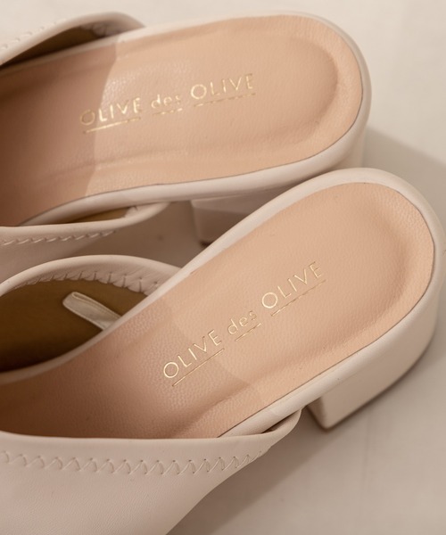 OLIVE des OLIVE(オリーブデオリーブ)の「シンプルミュール(サンダル・レディース・ブラック/オフホワイト/イエロー・SMALL/MEDIUM/LARGE)」の17枚目の写真