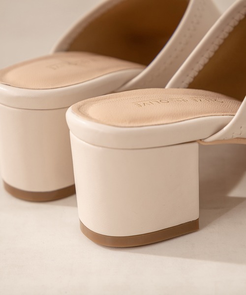 OLIVE des OLIVE(オリーブデオリーブ)の「シンプルミュール(サンダル・レディース・ブラック/オフホワイト/イエロー・SMALL/MEDIUM/LARGE)」の18枚目の写真