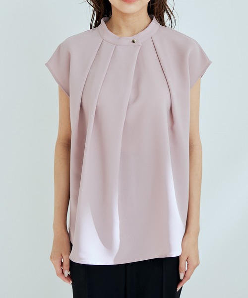vis-`a-vis(ビサビ)の「【WEB限定】【SET】フレンチスリーブタックブラウス&フレアーパンツセット【sustainable】(シャツ/ブラウス・レディース・ピンク/ホワイト系その他/ベージュ系その他・S/M)」の20枚目の写真