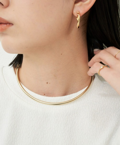 Aunt Marie's(アントマリーズ)の「ラウンドフォルムチョーカー / ネックカフ(チョーカー・レディース・ゴールド/シルバー・FREE)」の10枚目の写真