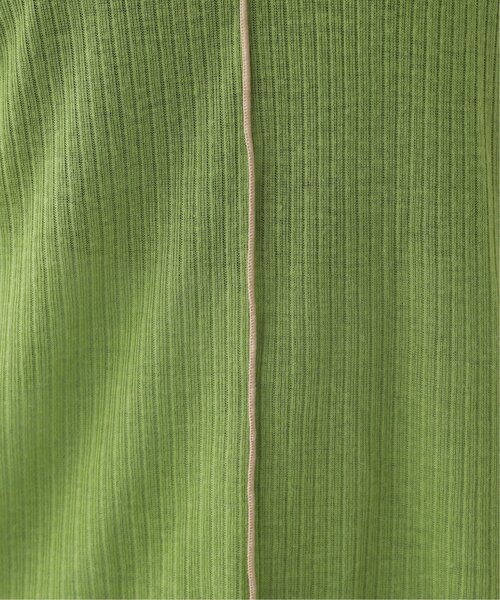 RAY CASSIN(レイカズン)の「シアーリブ配色メローノースリ(タンクトップ・レディース・グリーン/杢グレー/キナリ・FREE)」の14枚目の写真