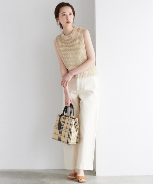 SLOBE IENA(スローブイエナ)の「《WEB限定/追加2》LE DENIMバギーパンツ(デニムパンツ・レディース・ブルー系その他/ナチュラル/ネイビー・40/38/36/34)」の5枚目の写真