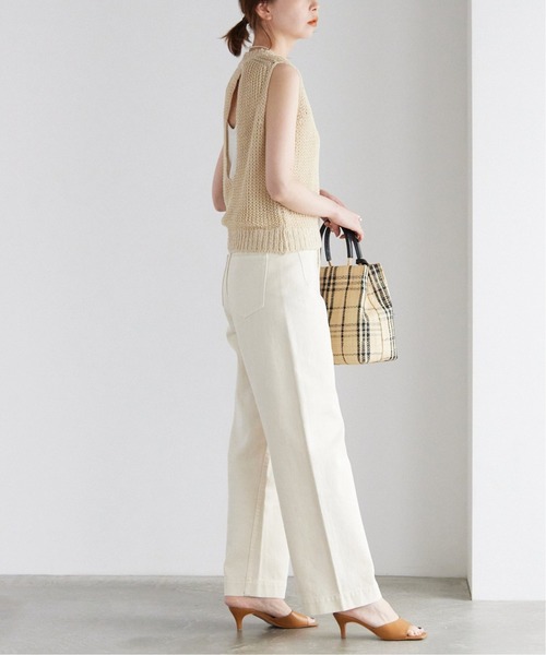 SLOBE IENA(スローブイエナ)の「《WEB限定/追加2》LE DENIMバギーパンツ(デニムパンツ・レディース・ブルー系その他/ナチュラル/ネイビー・40/38/36/34)」の6枚目の写真