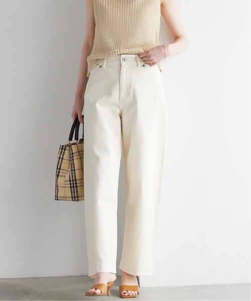 SLOBE IENA(スローブイエナ)の「《WEB限定/追加2》LE DENIMバギーパンツ(デニムパンツ・レディース・ブルー系その他/ナチュラル/ネイビー・40/38/36/34)」の7枚目の写真