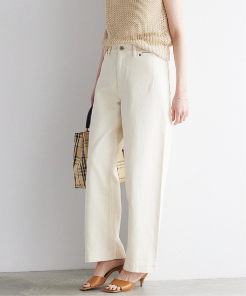 SLOBE IENA(スローブイエナ)の「《WEB限定/追加2》LE DENIMバギーパンツ(デニムパンツ・レディース・ブルー系その他/ナチュラル/ネイビー・40/38/36/34)」の8枚目の写真