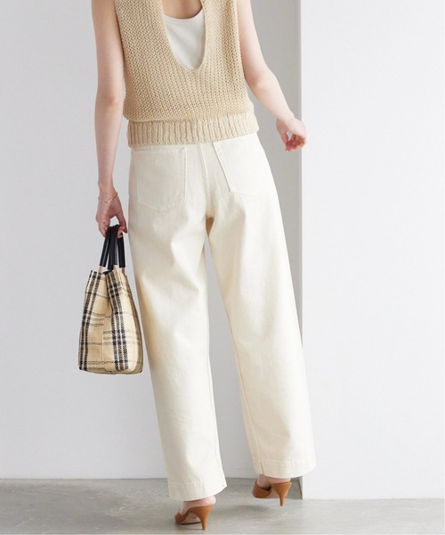 SLOBE IENA(スローブイエナ)の「《WEB限定/追加2》LE DENIMバギーパンツ(デニムパンツ・レディース・ブルー系その他/ナチュラル/ネイビー・40/38/36/34)」の9枚目の写真