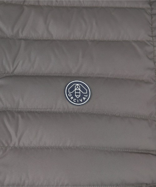 ORCIVAL(オーシバル)の「ORCIVAL/オーシバル インナーダウンクルーネックベスト INNER DOWN VEST OR-A0220 DPL(ダウンベスト・レディース・チャコールグレー/ブラック/ベージュ・2)」の20枚目の写真