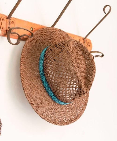 チャイハネ（チャイハネ）の「【チャイハネ】オースティンペーパーハット（ハット・レディース・ホワイト/ネイビー/ブラウン・FREE）」の12枚目の写真