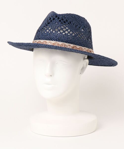 チャイハネ（チャイハネ）の「【チャイハネ】オースティンペーパーハット（ハット・レディース・ホワイト/ネイビー/ブラウン・FREE）」の7枚目の写真