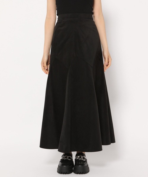 PAGEBOY（ページボーイ）の「スマートベロアエスカルゴスカート（スカート・レディース・ブラック/オフホワイト/エメラルド・FREE）」の14枚目の写真