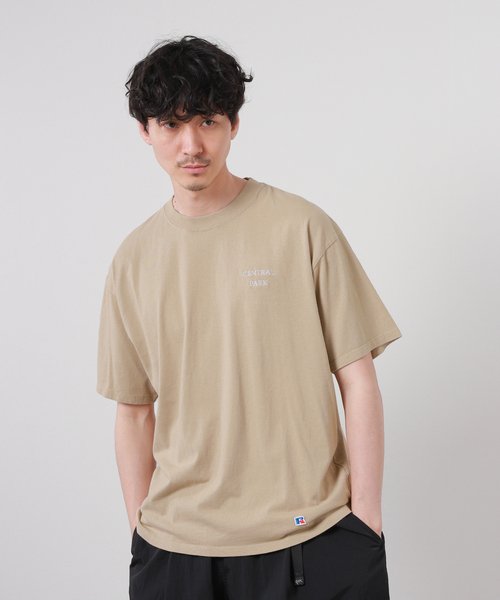 Russell Athletic（ラッセルアスレティック）の「【Russell Athletic/ラッセル アスレティック】NYC クルーネック Tシャツ（Tシャツ/カットソー・メンズ・ホワイト系その他/ホワイト/ベージュ/グレー・LARGE/X-LARGE/MEDIUM）」の8枚目の写真