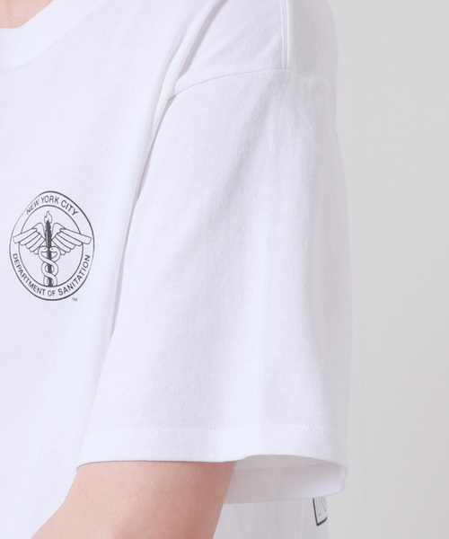 Russell Athletic（ラッセルアスレティック）の「【Russell Athletic/ラッセル アスレティック】NYC クルーネック Tシャツ（Tシャツ/カットソー・メンズ・ホワイト系その他/ホワイト/ベージュ/グレー・LARGE/X-LARGE/MEDIUM）」の16枚目の写真