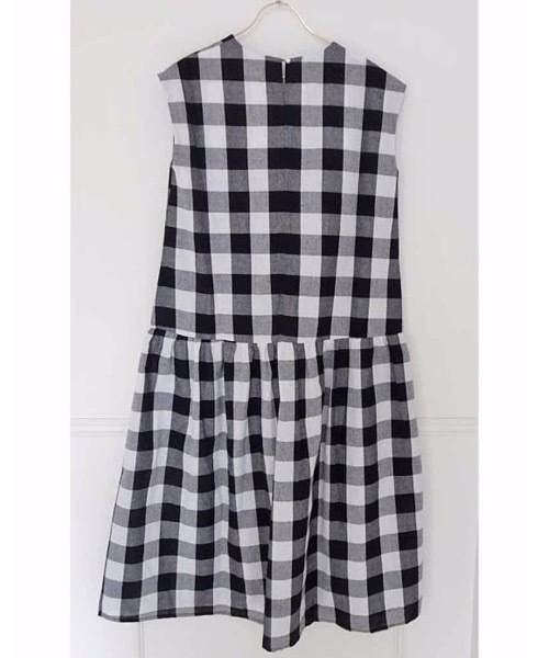 ブロックチェックチュールワンピース　※購入する気のない良いねは不要です ブロックチェックチュールワンピース ※購入する気のない良いねは