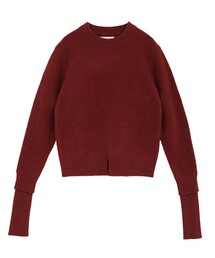 CLANE レッド モヘアニット CLANE - カラー モヘア シャギー カーディガン - COLOR MOHAIR