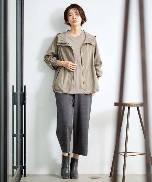 J.PRESS(ジェイプレス)の「【洗える】DRALON MERINO ニット(ニット/セーター・レディース・ライトグレー系/レッド系/ベージュ系/ピーコックグリーン系・T13)」の8枚目の写真