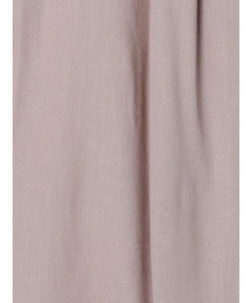 Te chichi TERRASSE（テチチテラス）の「リネン混バンドカラーオーバーシャツ（シャツ/ブラウス・レディース・ブラック/グリーン/モカ・ﾌﾘ-）」の15枚目の写真