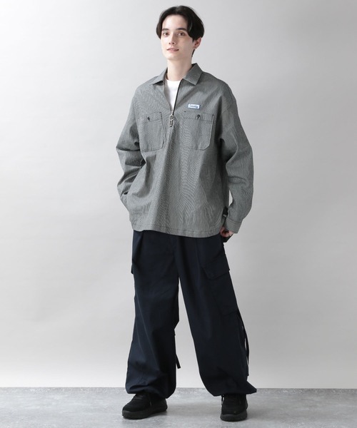 RAGEBLUE（レイジブルー）の「ハーフジップ/ワークシャツ（シャツ