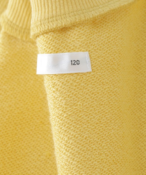 ikka(イッカ)の「【キッズ】裾シフォンレイヤード裏毛プルオーバー(100~160cm)(スウェット・キッズ・ベージュ/ダークグレー/イエロー・100/110/120/130/160/140/150)」の12枚目の写真