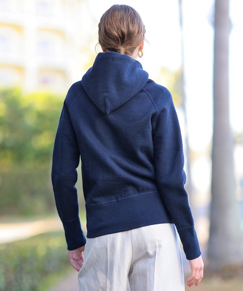 【DRESSTERIOR】デキシー吊裏毛ジップアップパーカ　ネイビー　02 DRESSTERIOR】デキシー吊裏毛ジップアップパーカ ネイビー 02