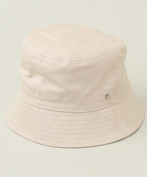 CONVERSE TOKYO（コンバーストウキョウ）の「TOKYOツイルバケットハット（ハット・レディース・チャコールグレー/ブラック/ベージュ/オリーブ/ネイビー・SMALL/LARGE）」の3枚目の写真