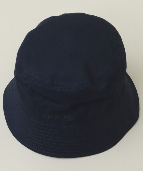 CONVERSE TOKYO（コンバーストウキョウ）の「TOKYOツイルバケットハット（ハット・レディース・チャコールグレー/ブラック/ベージュ/オリーブ/ネイビー・SMALL/LARGE）」の7枚目の写真