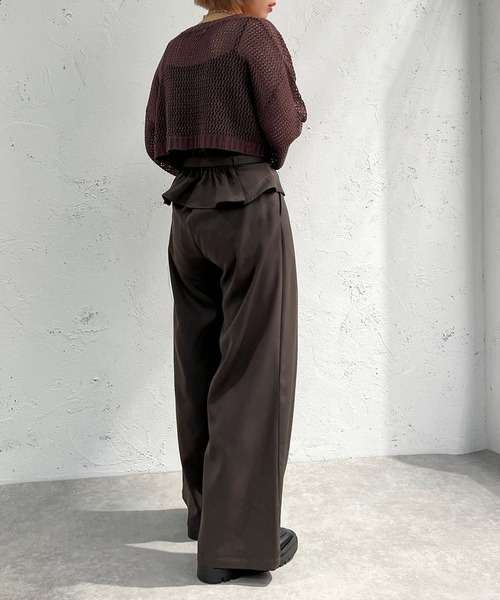 apres jour mignon(アプレジュールミニョン)の「別ベルト付きパンツ 【ZOZOTOWN限定アイテム】(その他パンツ・レディース・ブラック/ダークブルー/チャコールグレー・SMALL/MEDIUM/X-LARGE)」の14枚目の写真