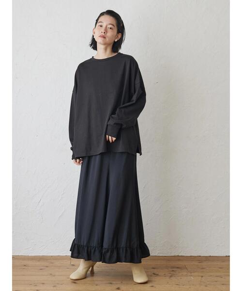 AMERICAN HOLIC（アメリカンホリック）の「裾フリルフレアスカート（スカート・レディース・ブラック/ブラウン/グリーン・L/M）」の18枚目の写真