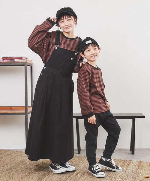 coen（コーエン）の「デニムサロペットスカート（ジャンパースカート・レディース・ネイビー/ブラック・L/M）」の13枚目の写真