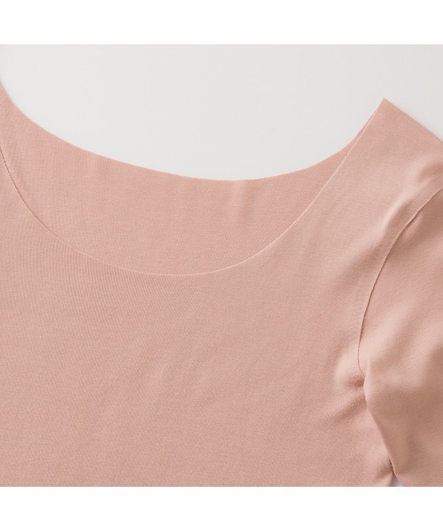 GUNZE（グンゼ）の「KIREILABO/キレイラボ 縫い目がなくてチクチクしにくい 長袖インナー オーガニックコットン（インナーウェア/肌着・レディース・ホワイト系その他/ブラック/ピンク/杢グレー/ブルー系その他・MEDIUM/LARGE/X-LARGE）」の9枚目の写真