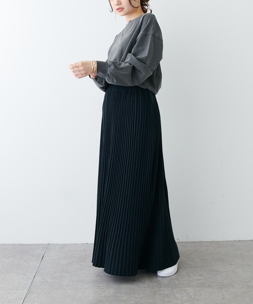 PUAL CE CIN(ピュアルセシン)の「針抜きプリーツスカート(スカート・レディース・ブラック/ベージュ・FREE)」の17枚目の写真