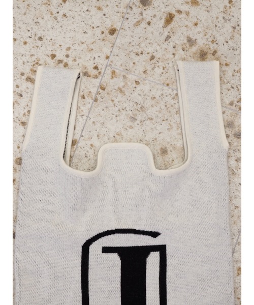 JUMELLE（ジュメロ）の「ロゴニットバッグ（トートバッグ・レディース・アイボリー・FREE）」の14枚目の写真