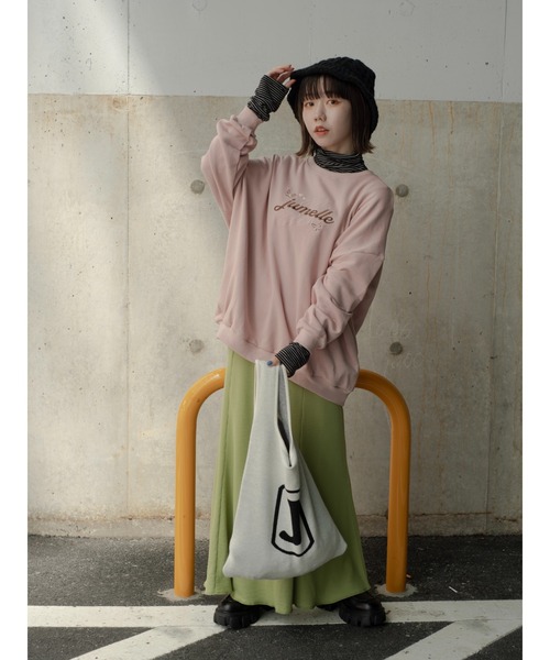 JUMELLE（ジュメロ）の「ロゴニットバッグ（トートバッグ・レディース・アイボリー・FREE）」の3枚目の写真