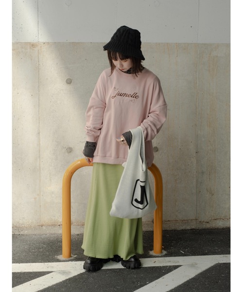 JUMELLE（ジュメロ）の「ロゴニットバッグ（トートバッグ・レディース・アイボリー・FREE）」の8枚目の写真