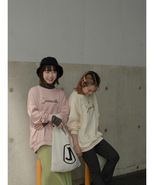 JUMELLE（ジュメロ）の「ロゴニットバッグ（トートバッグ・レディース・アイボリー・FREE）」の10枚目の写真