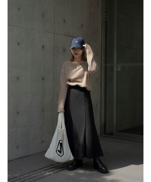 JUMELLE（ジュメロ）の「ロゴニットバッグ（トートバッグ・レディース・アイボリー・FREE）」の7枚目の写真