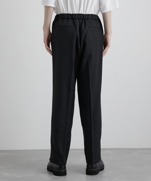 JUNRED（ジュンレッド）の「ウォームツイルイージータックワイドパンツ（スラックス・メンズ・ブラック/グレー/グリーン・S/M/L）」の16枚目の写真