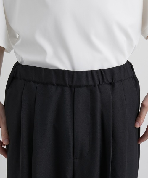 JUNRED（ジュンレッド）の「ウォームツイルイージータックワイドパンツ（スラックス・メンズ・ブラック/グレー/グリーン・S/M/L）」の11枚目の写真