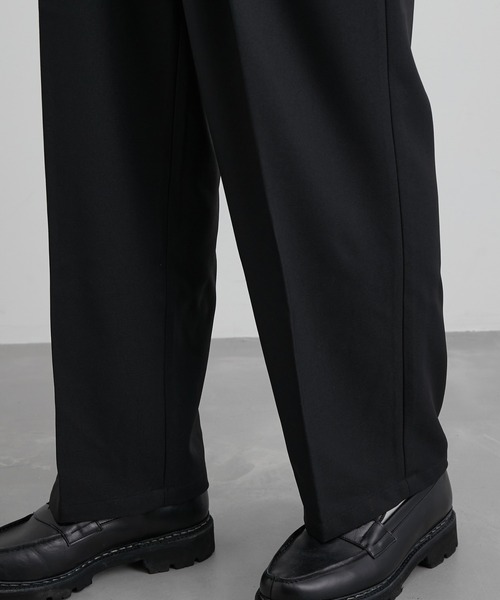 JUNRED（ジュンレッド）の「ウォームツイルイージータックワイドパンツ（スラックス・メンズ・ブラック/グレー/グリーン・S/M/L）」の17枚目の写真